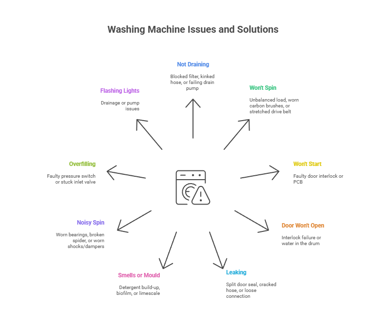 Washing machine problems